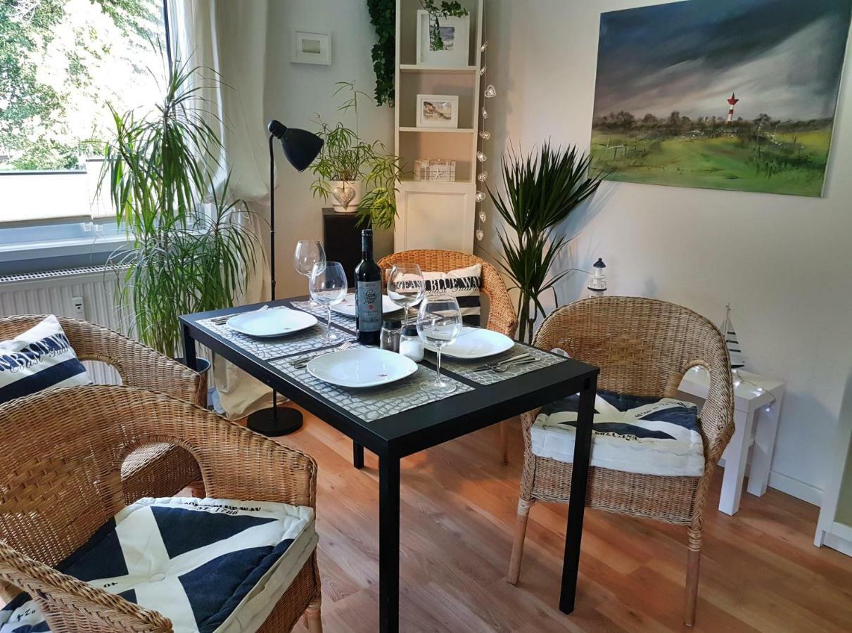 Charmante Ferienwohnung 3 Zimmer Kueche Bad Zentrale Lage Hagen im Bremischen Buitenkant foto